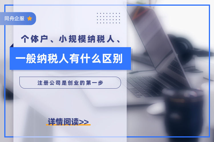 个体户、小规模纳税人、一般纳税人有什么区别